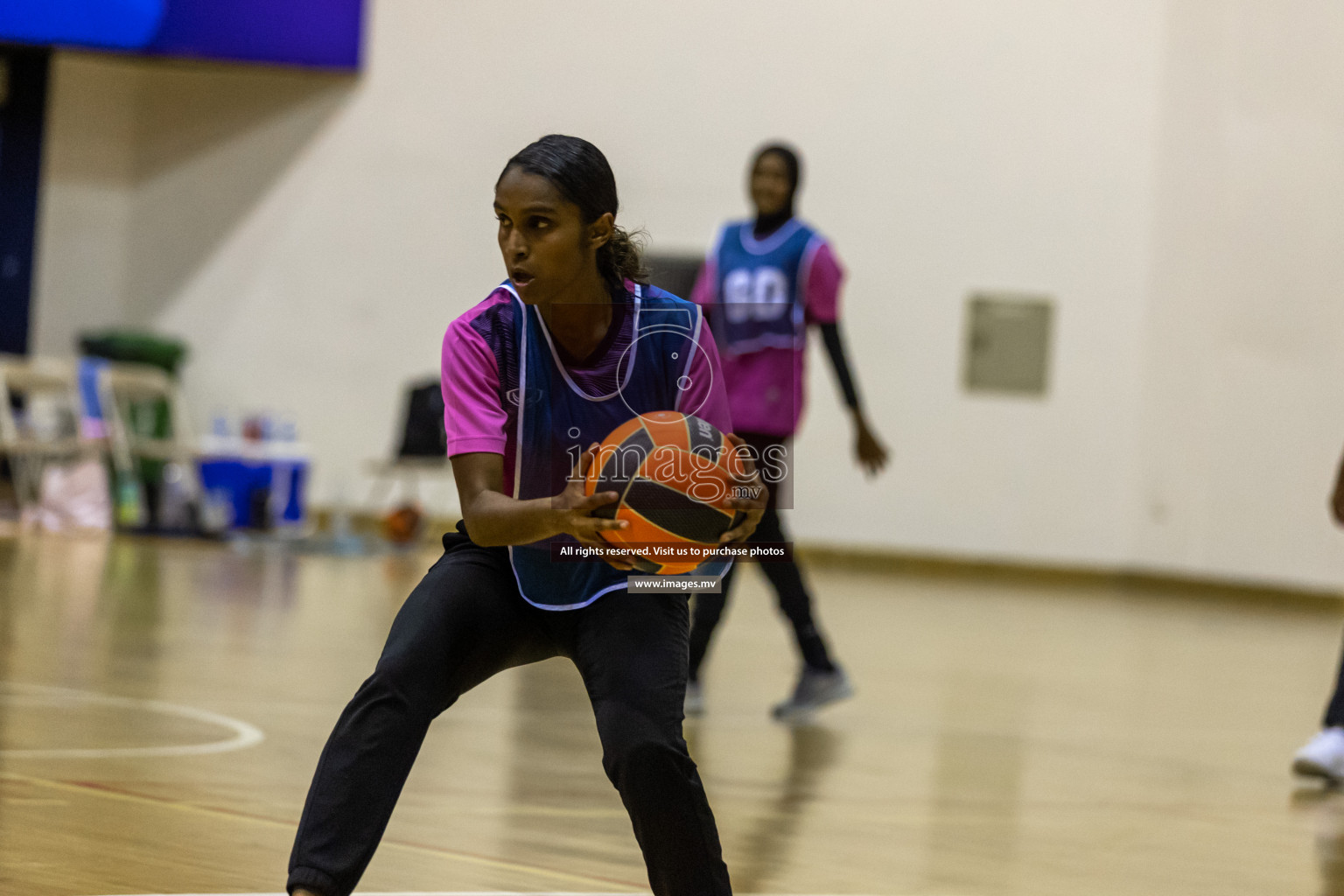 Sports Club Shining Star vs Club Green Streets in the Milo National Netball Tournament 2022 on 17 July 2022, held in Social Center, Male', Maldives. Photographer: Hassan Simah / Images.mv