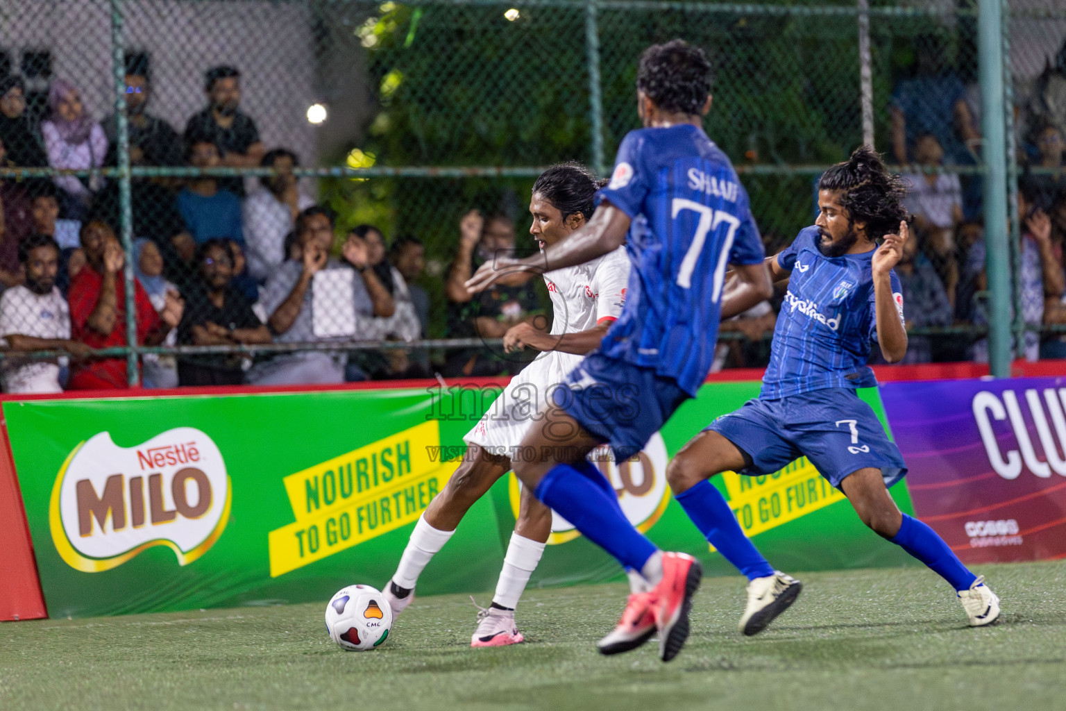 Team Allied vs Club Aasandha in Club Maldives Cup 2024 held in Rehendi Futsal Ground, Hulhumale', Maldives on Monday, 23rd September 2024. 
Photos: Mohamed Mahfooz Moosa / images.mv