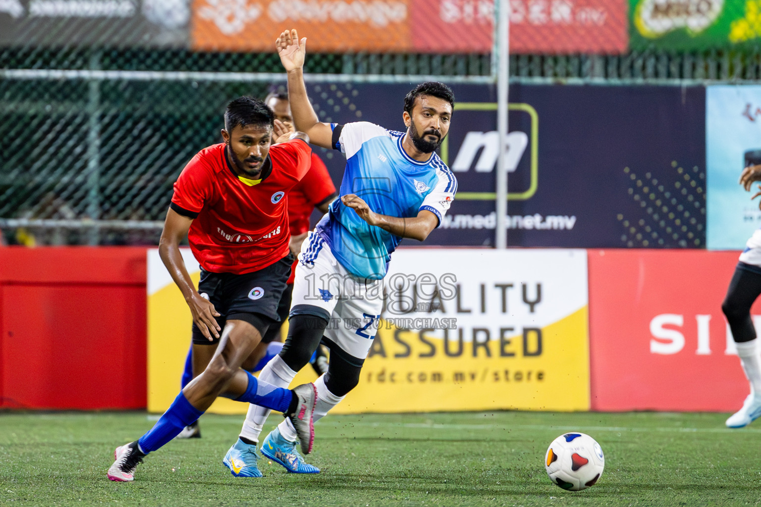 AVSEC vs POLICE in Club Maldives Cup 2024 held in Rehendi Futsal Ground, Hulhumale', Maldives on Tuesday, 24th September 2024. Photos: Shuu/ images.mv