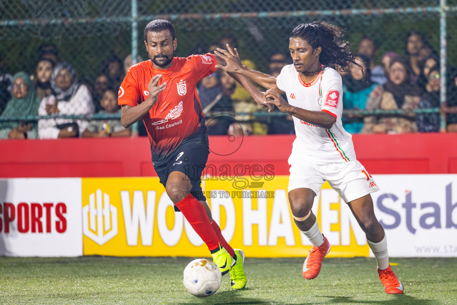 L Gan vs L Isdhoo in Laamu Atoll Finals Day 26 of Golden Futsal Challenge 2025 was held on Thursday , 30th January 2025, in Hulhumale', Maldives. Photos: Ismail Thoriq / images.mv