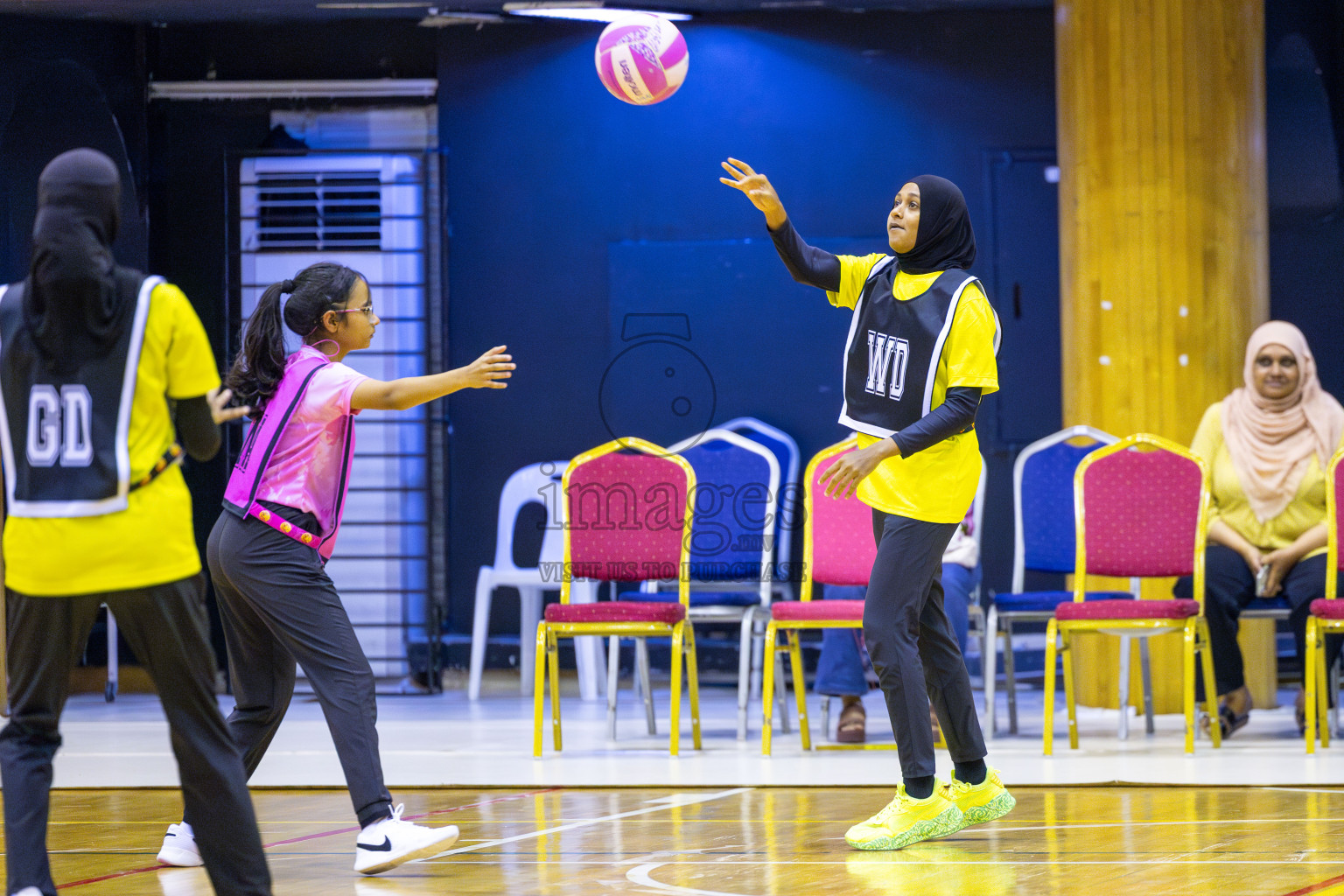 KYRC vs Xenith SC in Day 6 of 24th Milo Netball Association Championship held in Social Center at Male', Maldives on Saturday, 6th September 2025. Photos: Yasna Ahmed / images.mv