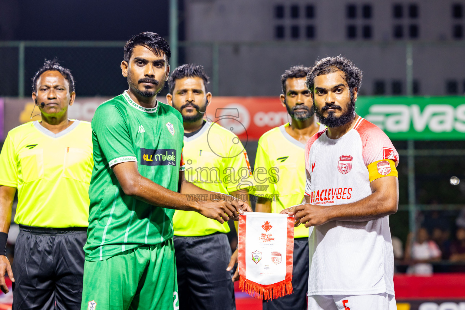 Sh Narudhoo vs Sh Goidhoo in Day 11 of Golden Futsal Challenge 2025 was held on Wednesday, 15th January 2025, in Hulhumale', Maldives Photos: Nausham Waheed / images.mv