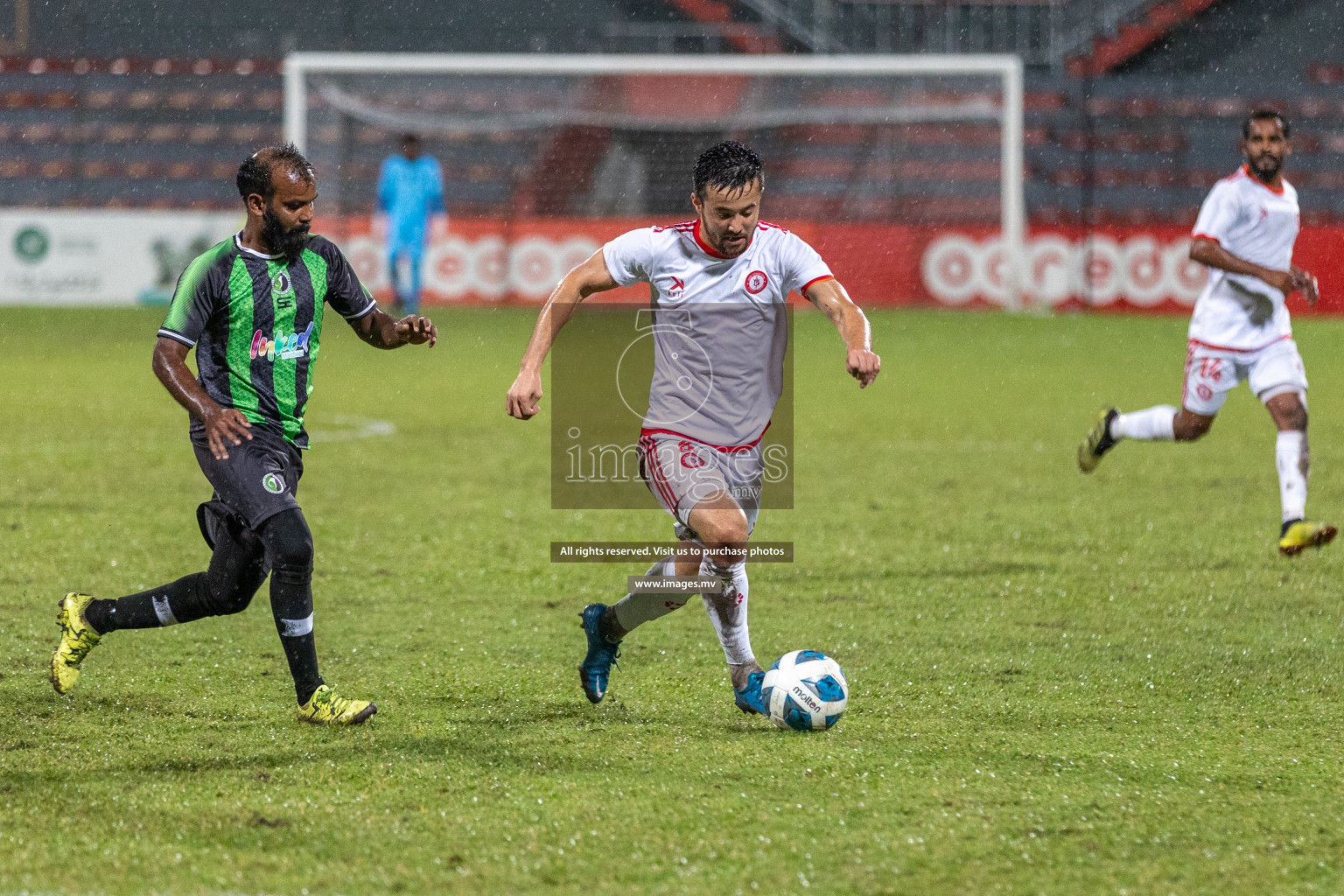 JJ Sports Club vs Buru Sports Club in the 2nd Division 2022 on 18th July 2022, held in National Football Stadium, Male', Maldives Photos: Hassan Simah / Images.mv