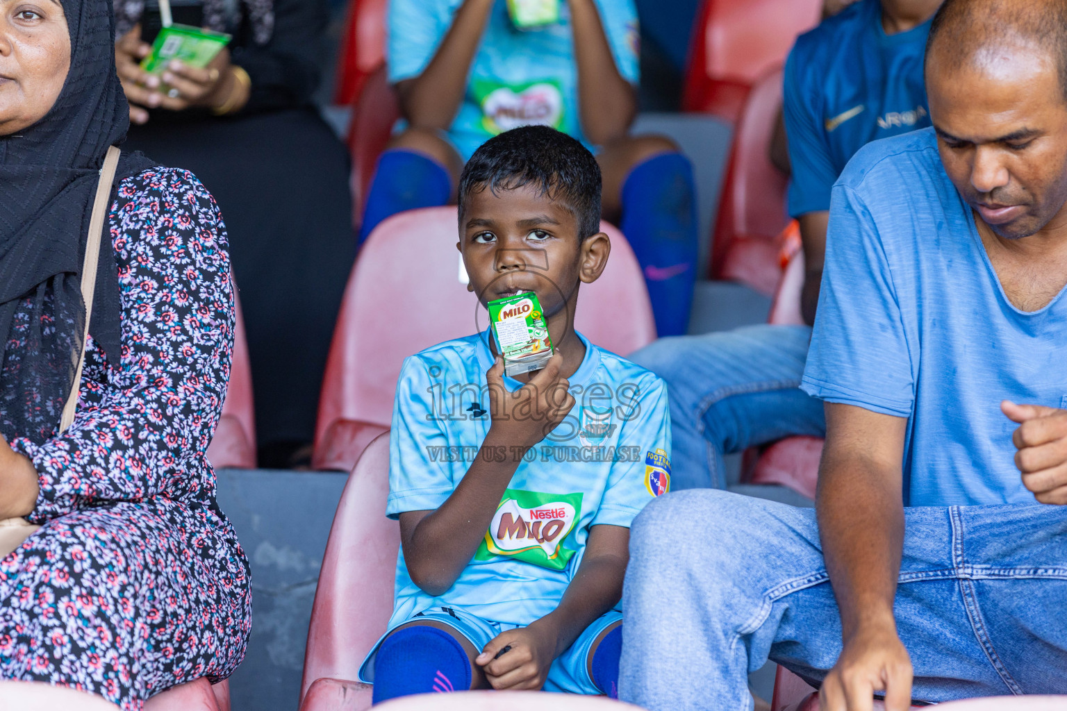 Day 2 of MILO Kids Football Fiesta was held at National Stadium in Male', Maldives on Saturday, 24th February 2024.