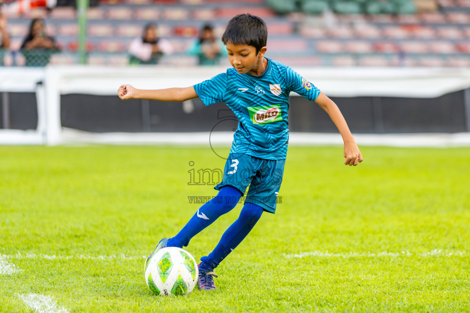 Day 2 of MILO Kids Football Fiesta was held at National Stadium in Male', Maldives on Saturday, 24th February 2024.