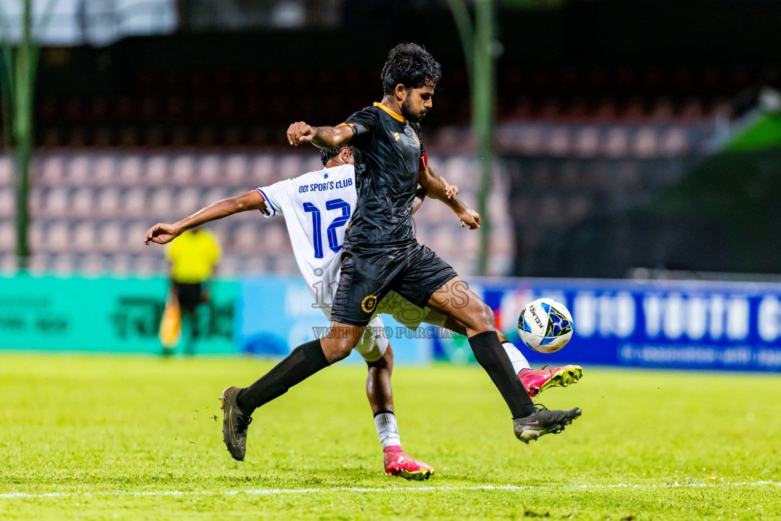 Odi Sports Club vs Buru Sports Club in Day 5 of Under 19 Youth Championship 2024 was held at National Stadium in Male', Maldives on Sunday, 23rd June 2024. Photos: Nausham Waheed / images.mv