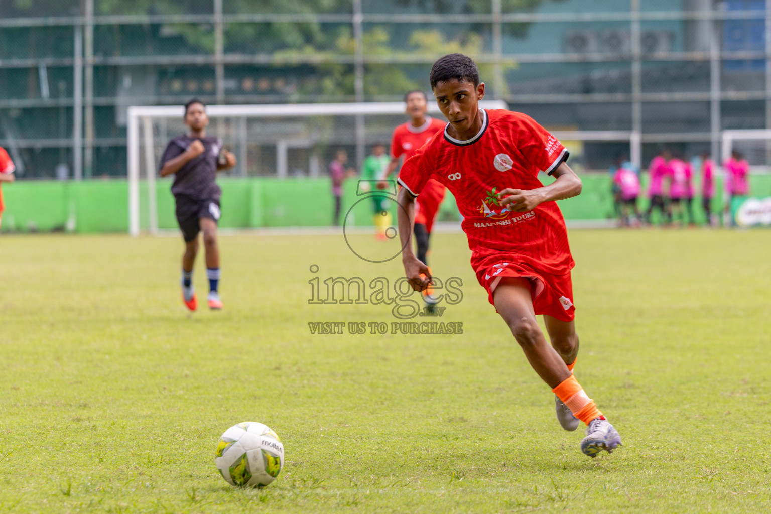 Day 2 of MILO Academy Championship 2025 (U14) was held on Friday, 31st October 2025 at Henveiru Football Grounds, Male', Maldives . 
Photos: Hassan Simah / images.mv