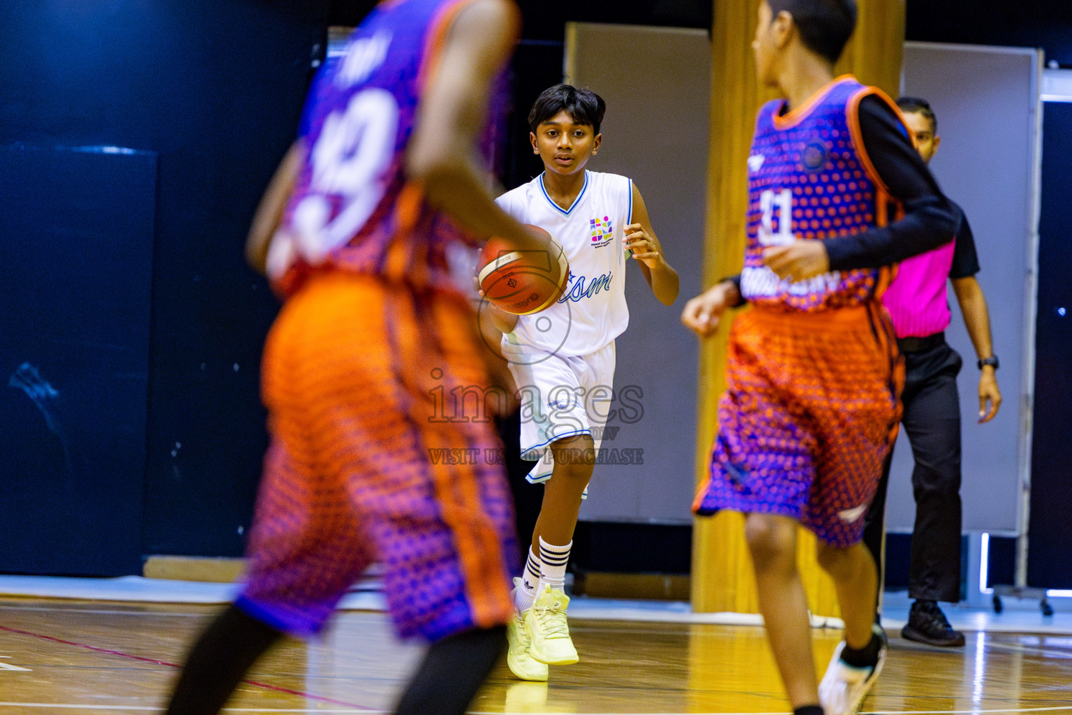 Finland International School vs Brightway International School in day 10 of Junior Championship 2024 was held in Social Center, Male', Maldives on Thursday, 21st November 2024. Photos: Nausham Waheed / images.mv