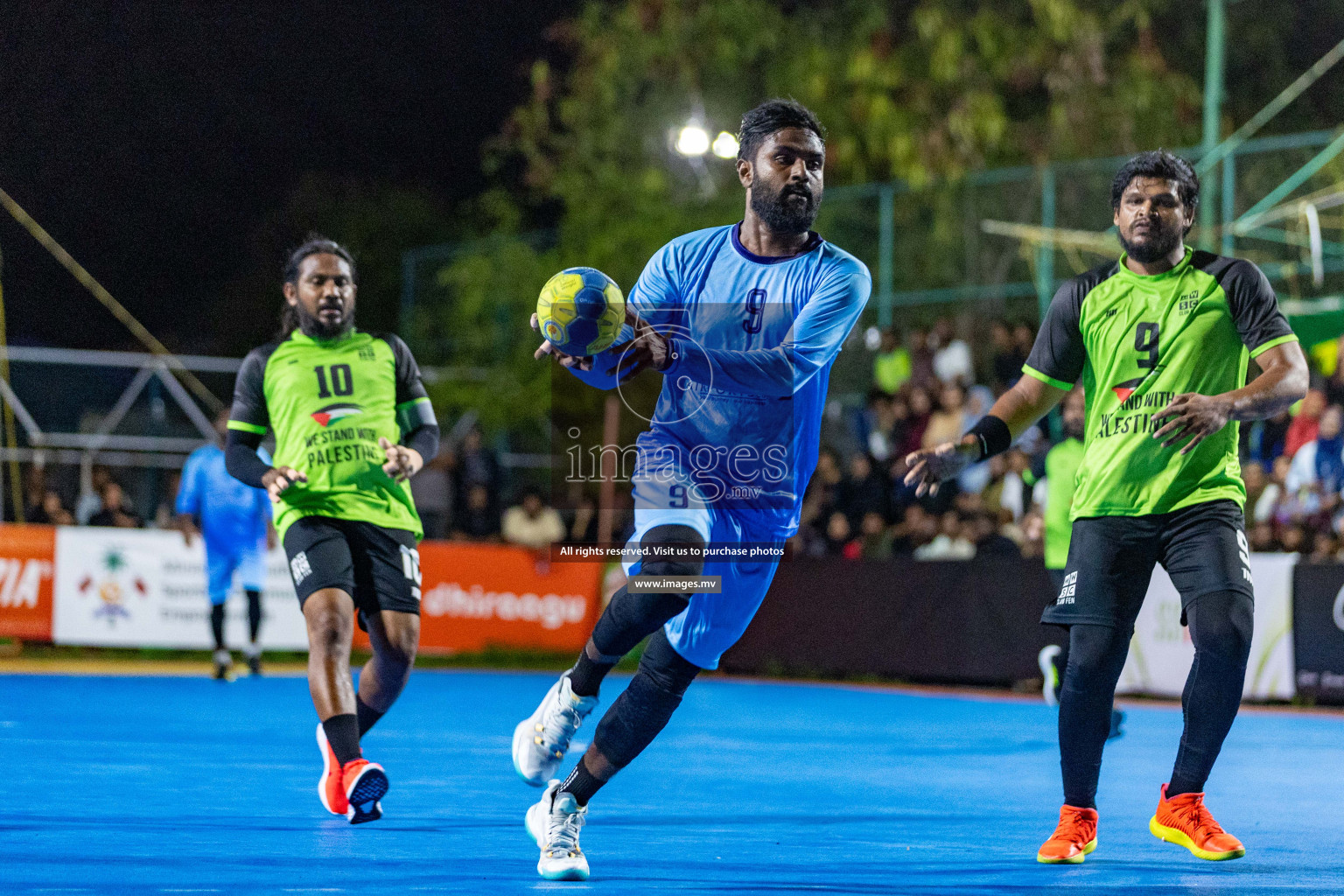 2nd Division Final of 7th Inter-Office/Company Handball Tournament 2023, held in Handball ground, Male', Maldives on Monday, 25th October 2023 Photos: Nausham Waheed/ Images.mv