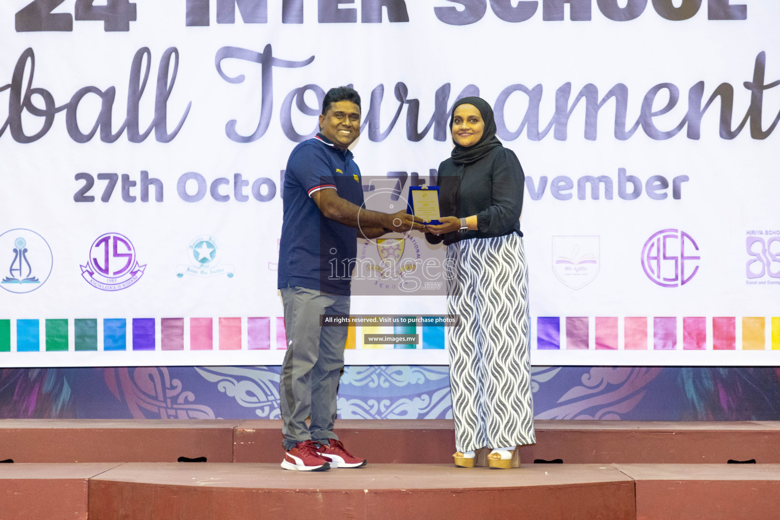 Final of 24th Interschool Netball Tournament 2023 was held in Social Center, Male', Maldives on 7th November 2023. Photos: Nausham Waheed / images.mv