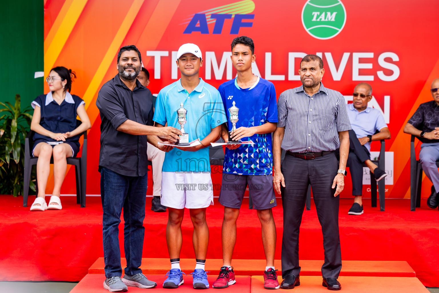 Finals of ATF Maldives Junior Open Tennis was held in Male' Tennis Court, Male', Maldives on Saturday, 21st December 2024. Photos: Nausham Waheed/ images.mv