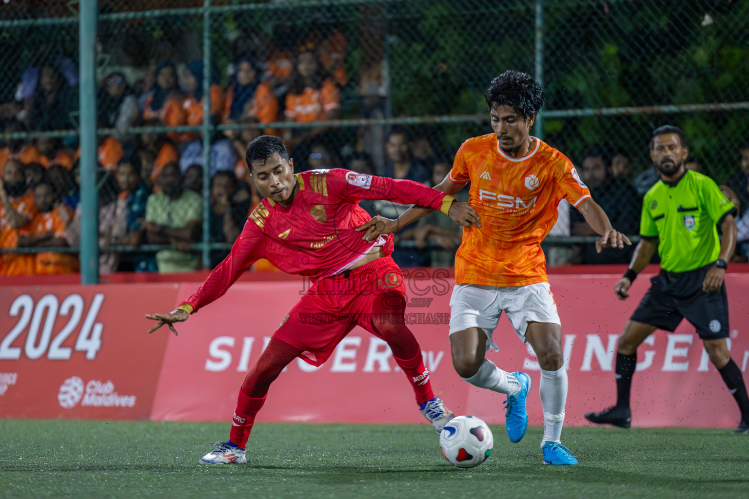 FSM vs Maldivian in Round of 16 of Club Maldives Cup 2024 held in Rehendi Futsal Ground, Hulhumale', Maldives on Monday, 7th October 2024. Photos: Ismail Thoriq / images.mv