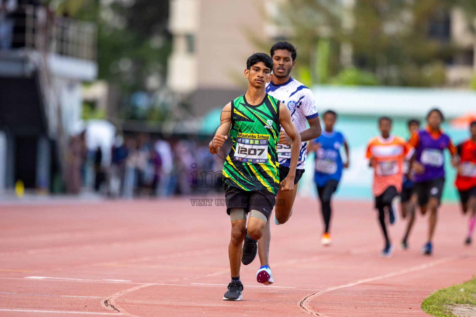 Day 2 of MWSC Interschool Athletics Championships 2024 held in Hulhumale Running Track, Hulhumale, Maldives on Sunday, 10th November 2024. Photos by: Ismail Thoriq / Images.mv