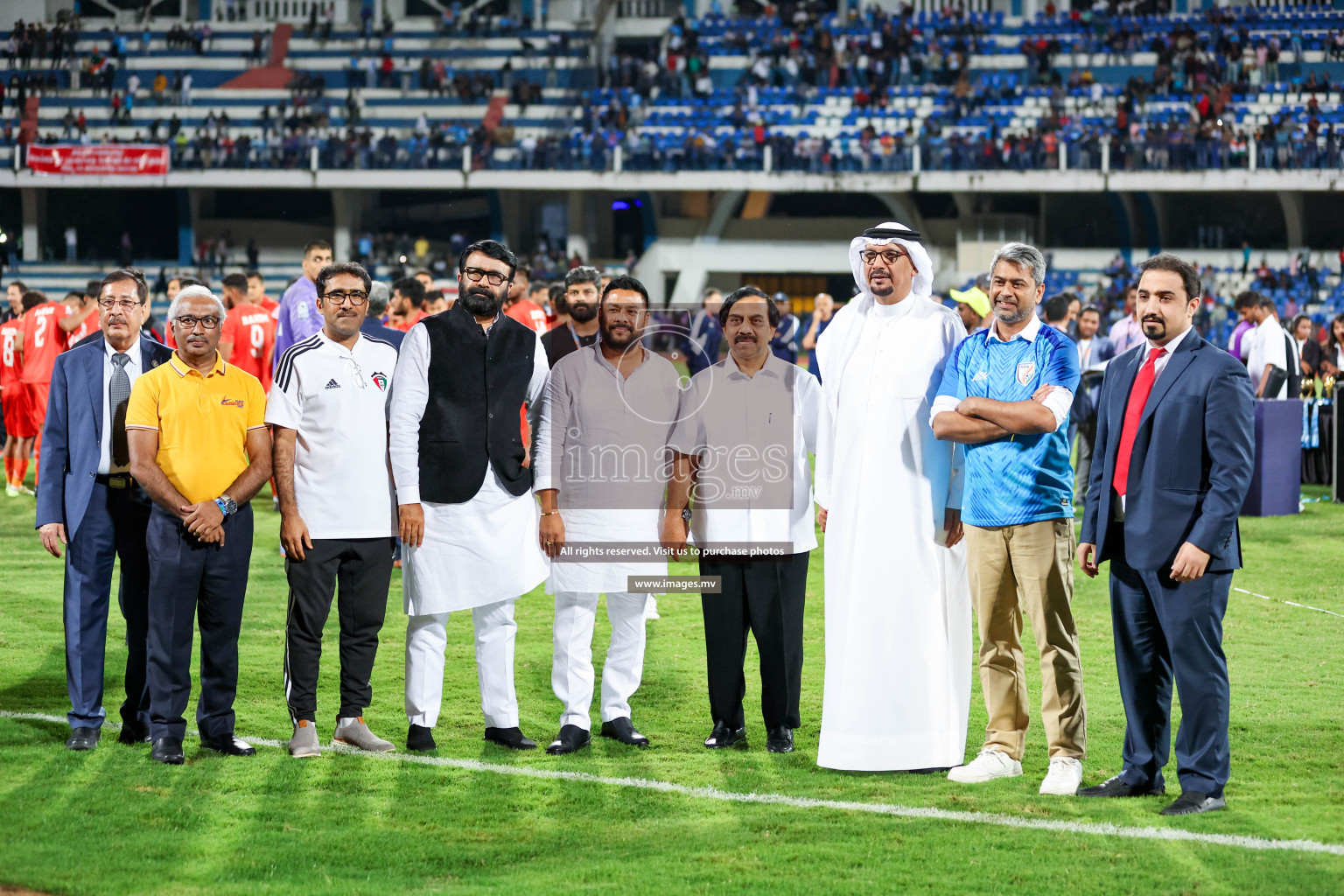 Kuwait vs India in the Final of SAFF Championship 2023 held in Sree Kanteerava Stadium, Bengaluru, India, on Tuesday, 4th July 2023. Photos: Nausham Waheed / images.mv