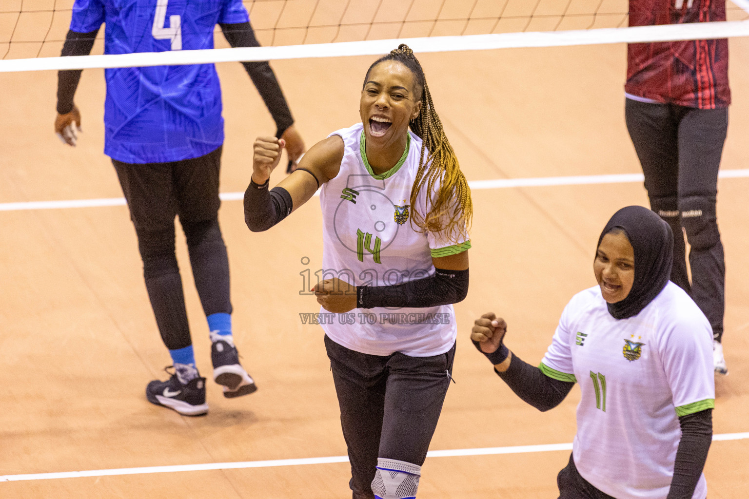 Final of Women's Division of Volleyball Association Cup 2023 held in Male', Maldives on Monday, 25th December 2023 at Social Center Indoor Hall Photos By: Nausham Waheed /images.mv