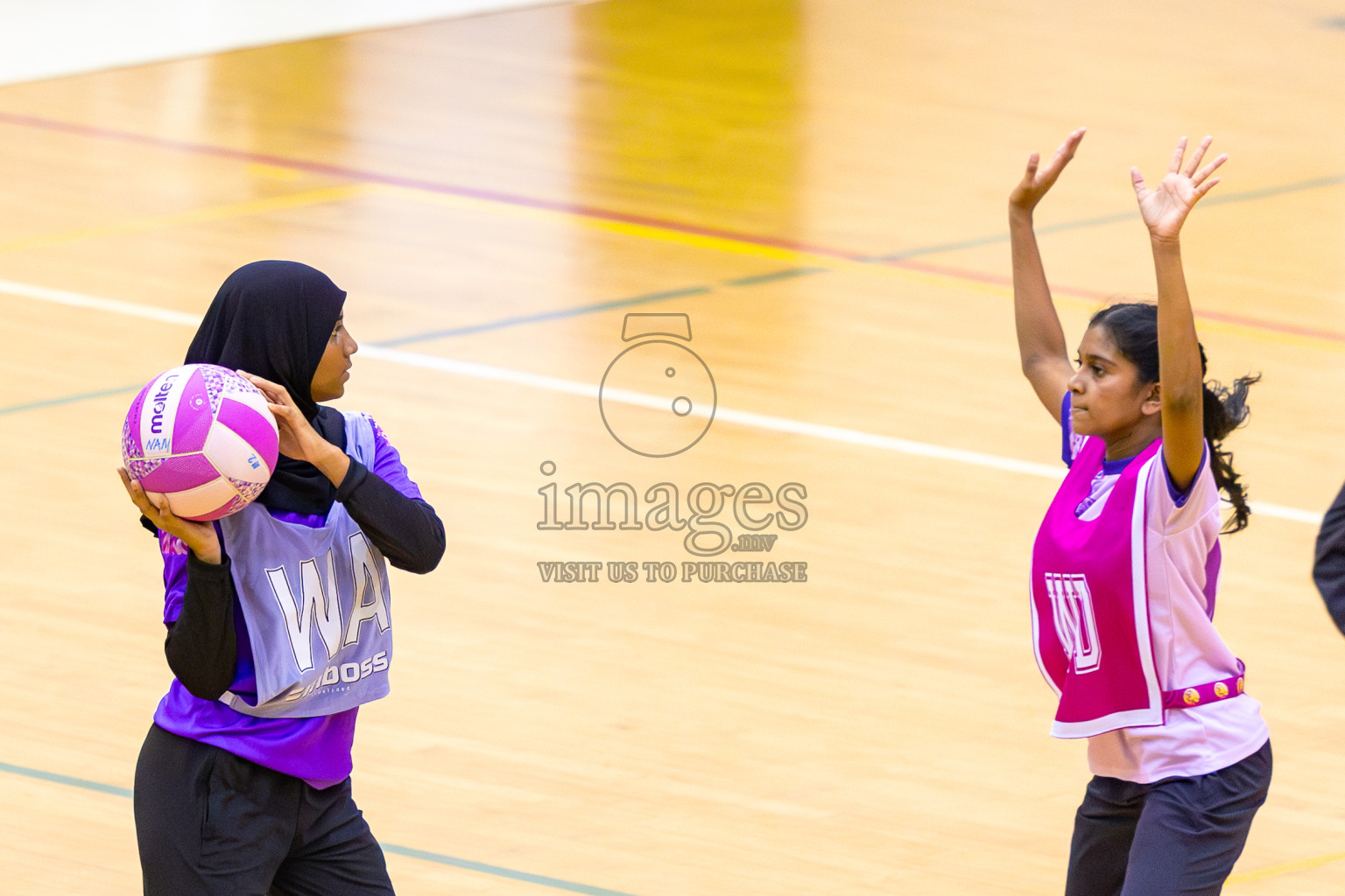 Day 9 of 24th Milo Netball Association Championship was held in Social Center at Male', Maldives on Tuesday, 9th September 2025. Photos: Mohamed Mahfooz Moosa / images.mv