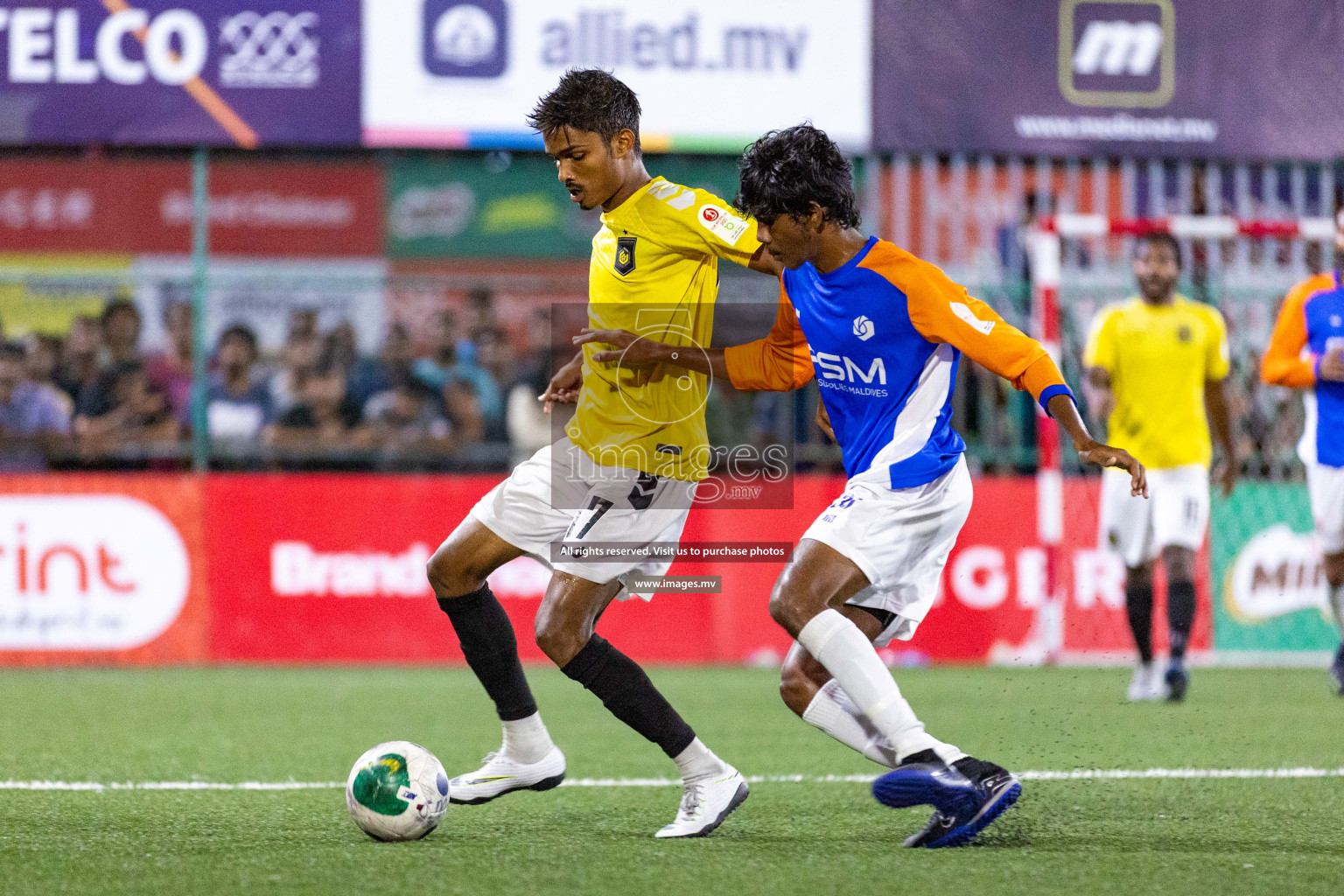 RRC vs Team FSM in Semi Final of Club Maldives Cup 2023 held in Hulhumale, Maldives, on Wednesday, 16th August 2023 Photos: Nausham Waheed / images.mv