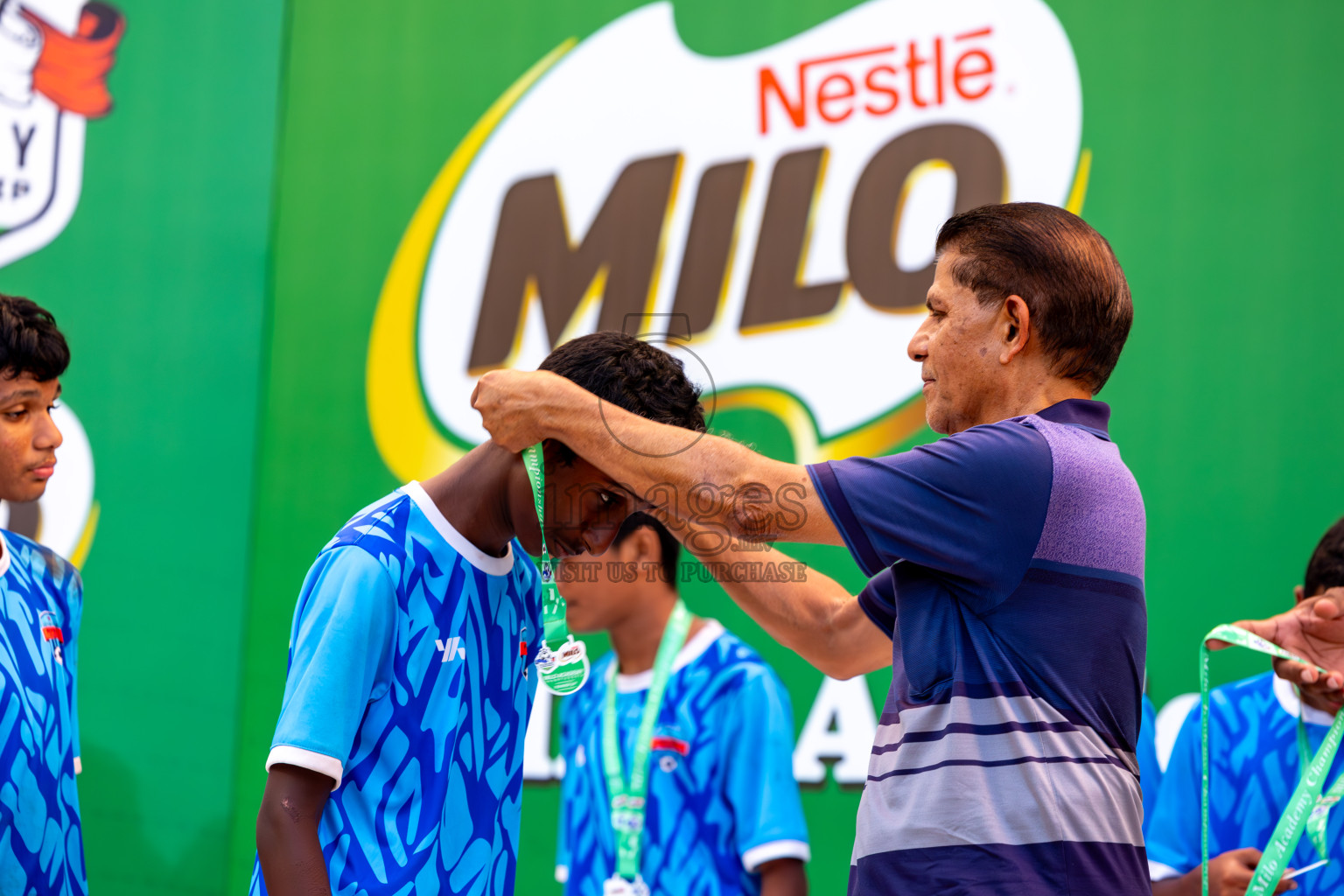 Day 4 of MILO Academy Championship 2024 (U-14) was held in Henveyru Stadium, Male', Maldives on Sunday, 3rd November 2024. Photos: Ismail Thoriq / Images.mv