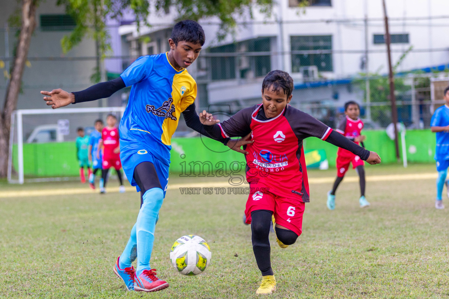 Day 2  of MILO Academy Championship 2024 - U12 was held at Henveiru Grounds in Male', Maldives on Thursday, 5th July 2024. Photos: Shuu Abdul Sattar / images.mv