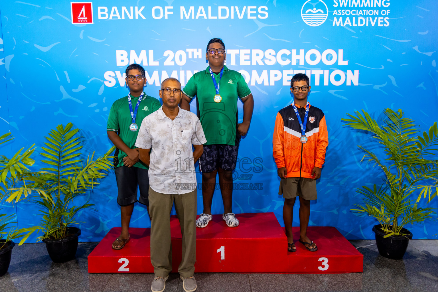 Day 5 of 20th Inter-school Swimming Competition 2024 held in Hulhumale', Maldives on Wednesday, 16th October 2024. Photos: Nausham Waheed / images.mv