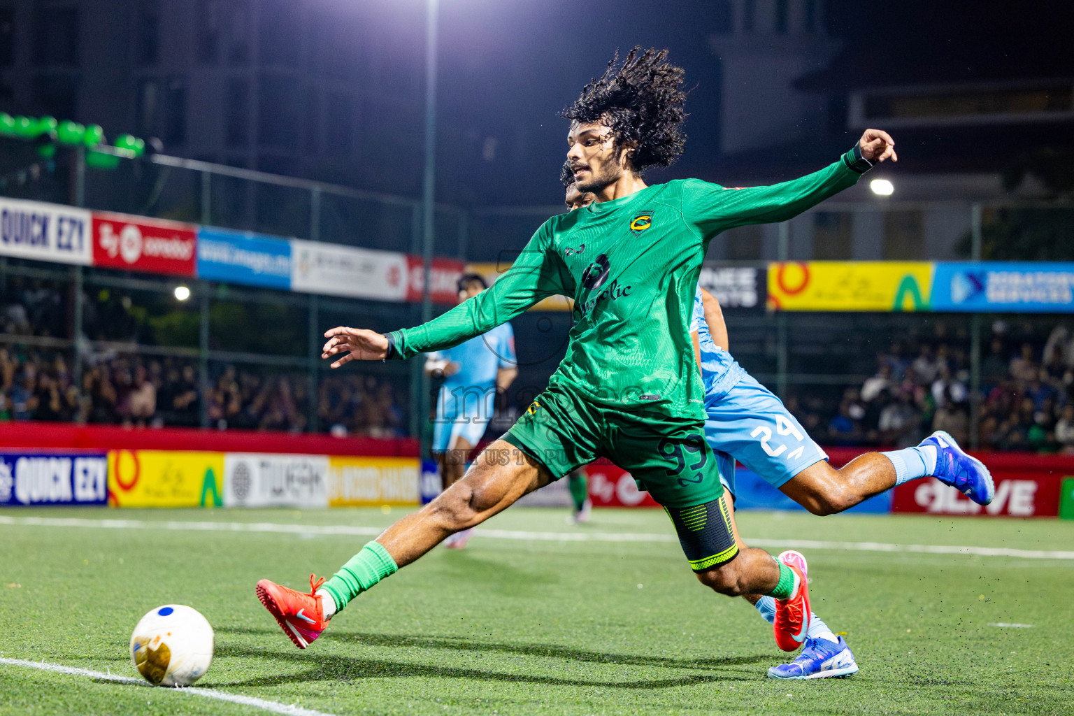HA Dhidhdhoo vs HA Vashafaru in Haa Alif Atoll Finals Day 28 of Golden Futsal Challenge 2025 was held on Saturday , 1st February 2025, in Hulhumale', Maldives. Photos: Nausham Waheed / images.mv