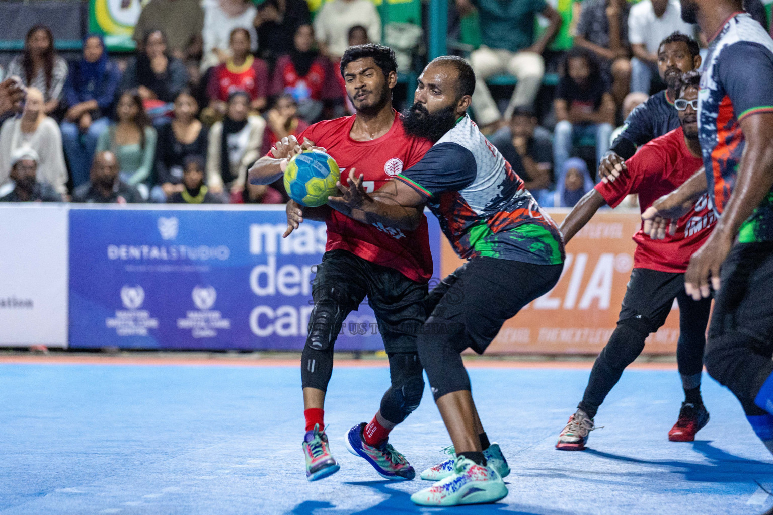 Division one Final 10th National Handball Tournament 2023, held in Handball ground, Male', Maldives on Saturday, 13th January 2023 Photos: Nausham Waheed/ Images.mv