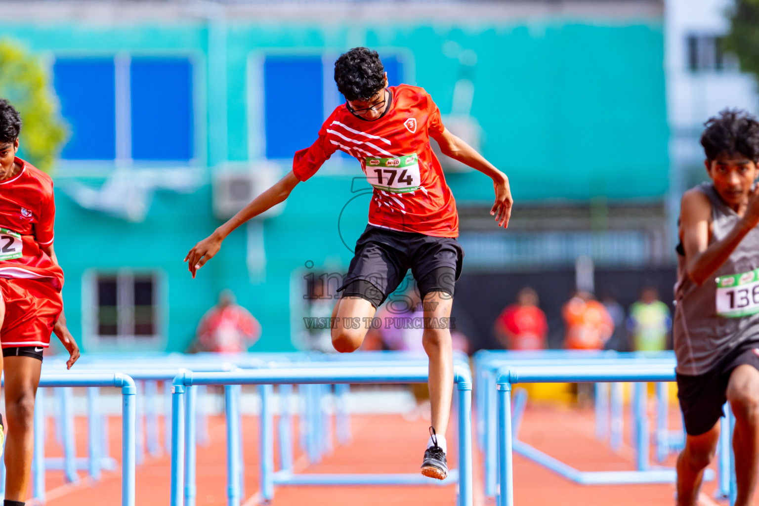 Day 2 of MILO Athletics Association Championship was held on Wednesday, 6th May 2024 in Male', Maldives. Photos: Nausham Waheed