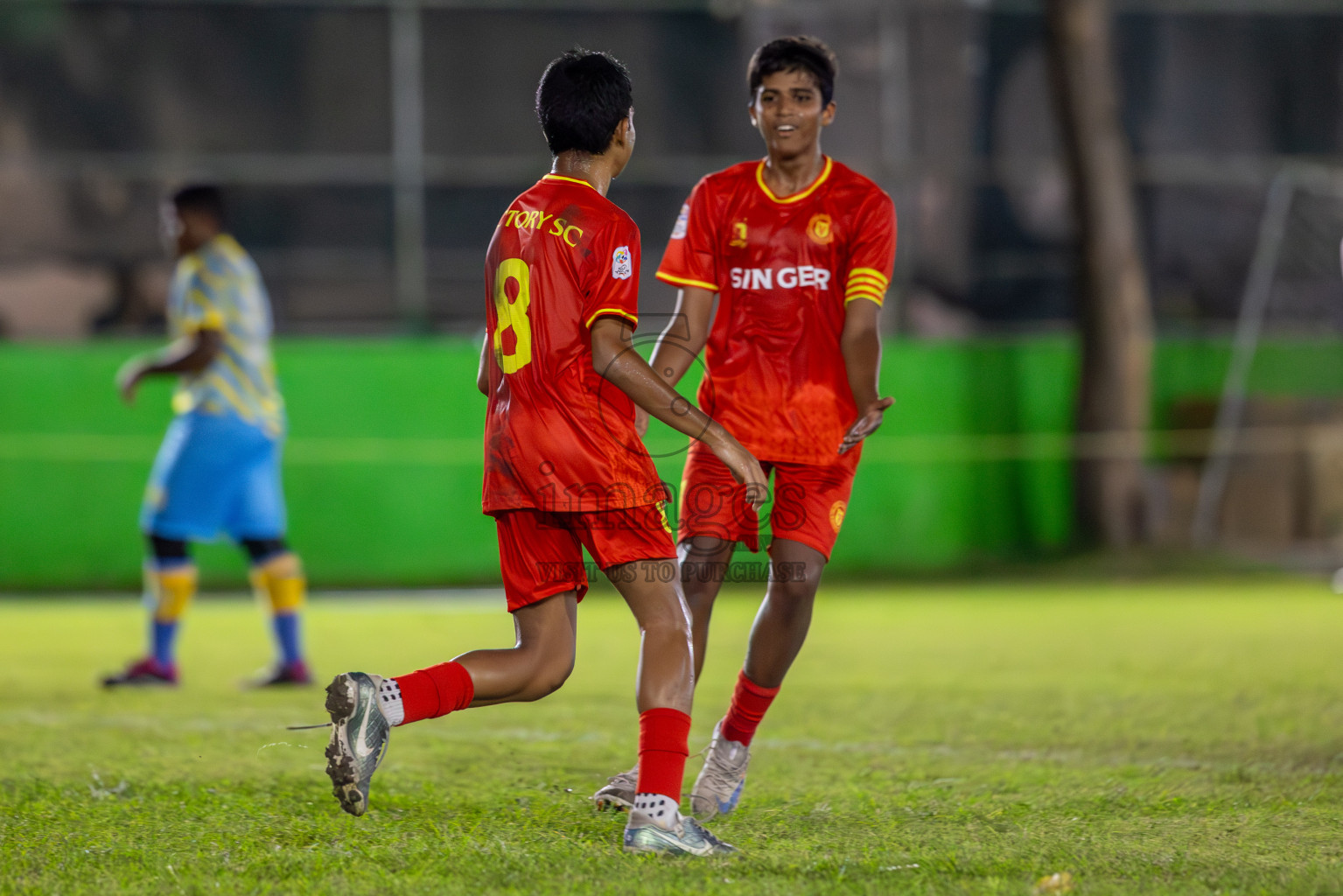 Dhivehi Youth League 2024 - Day 1. Matches held at Henveiru Stadium on 21st November 2024 , Thursday. Photos: Shuu Abdul Sattar/ Images.mv