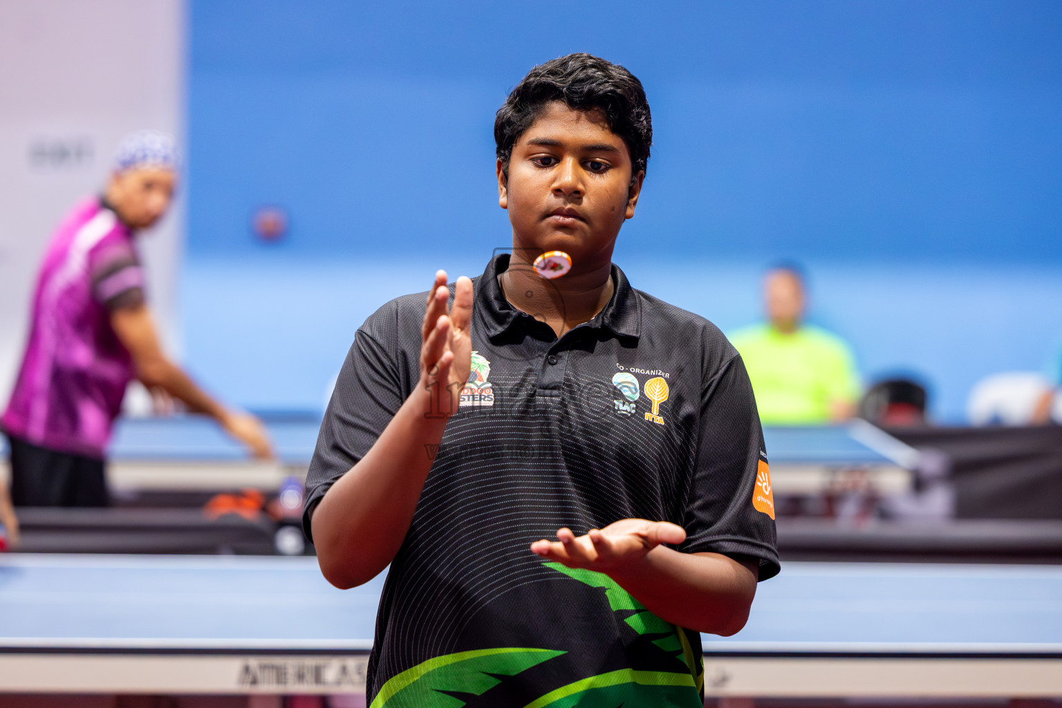 Day 2 of 1st Thoddoo Masters Table Tennis Tournament was held on Friday, 22nd August 2025 in AA Thoddoo, Maldives. Photos: Nausham Waheed / images.mv