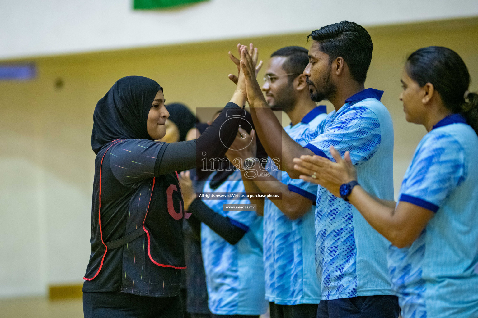 Kulhudhuffushi Youth & R.C vs Club Green Streets in the Finals of Milo National Netball Tournament 2021 (Women's) held on 5th December 2021 in Male', Maldives Photos: Ismail Thoriq / images.mv