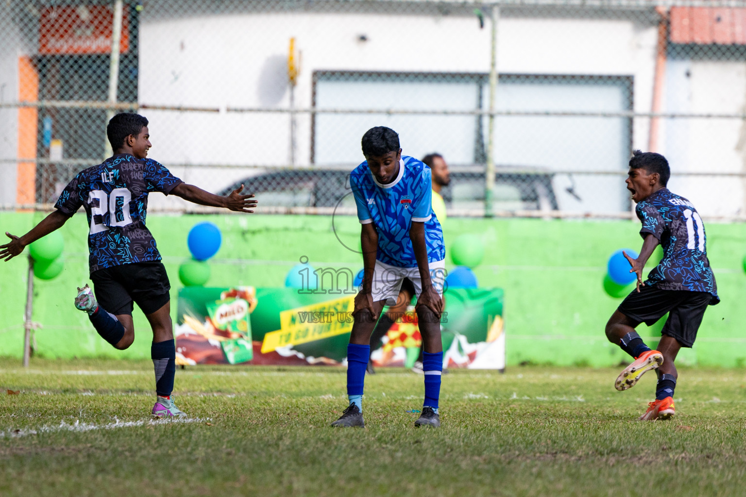 Day 4 of MILO Academy Championship 2024 (U-14) was held in Henveyru Stadium, Male', Maldives on Sunday, 3rd November 2024. Photos: Hassan Simah / Images.mv