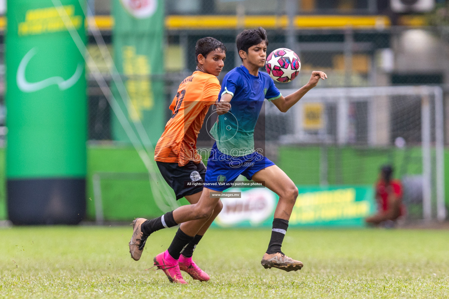 Day 2 of MILO Academy Championship 2023 (u14) was held in Henveyru Stadium Male', Maldives on 4th November 2023. Photos: Nausham Waheed / images.mv