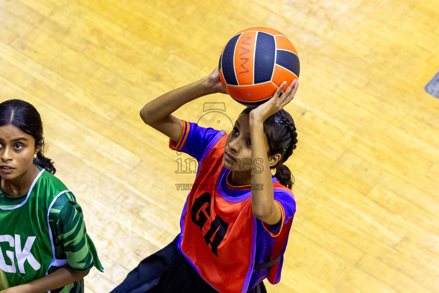 Day 9 of 25th Inter-School Netball Tournament was held in Social Center at Male', Maldives on Monday, 19th August 2024. Photos: Nausham Waheed / images.mv