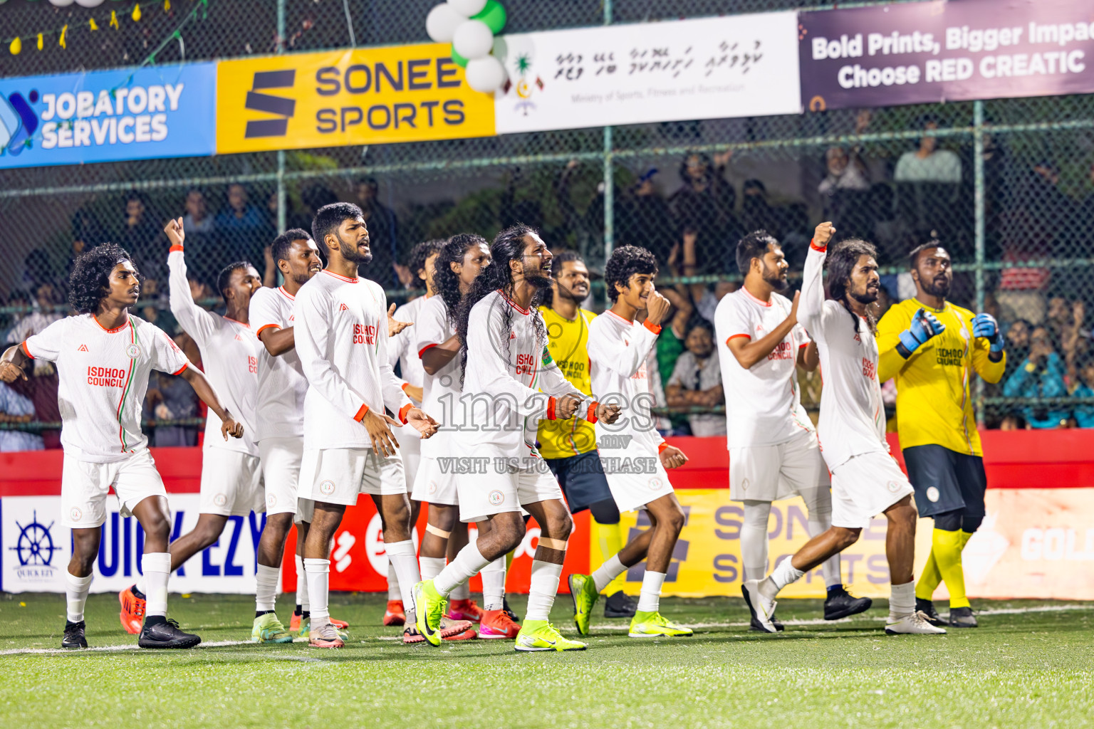 L Gan vs L Isdhoo in Laamu Atoll Finals Day 26 of Golden Futsal Challenge 2025 was held on Thursday , 30th January 2025, in Hulhumale', Maldives. Photos: Ismail Thoriq / images.mv