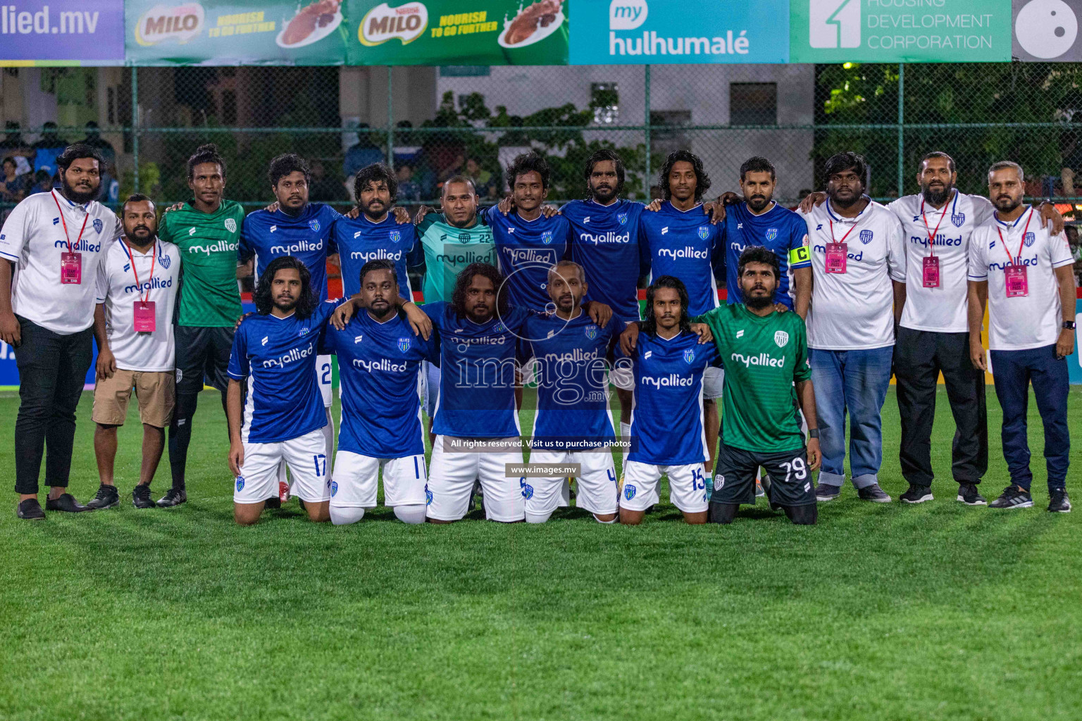 Team Allied vs Muleeaage RC in Club Maldives Cup 2022 was held in Hulhumale', Maldives on Wednesday, 12th October 2022. Photos: Ismail Thoriq/ images.mv