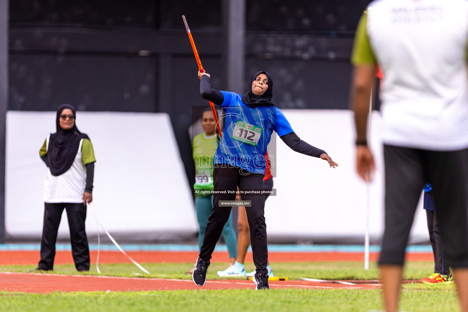 Day 2 of National Athletics Championship 2023 was held in Ekuveni Track at Male', Maldives on Friday, 24th November 2023. Photos: Nausham Waheed / images.mv