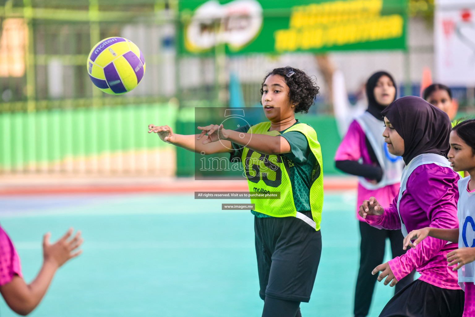 Day 8 of Junior Netball Championship 2022 on 11th March 2022 held in Male', Maldives. Photos by Nausham Waheed