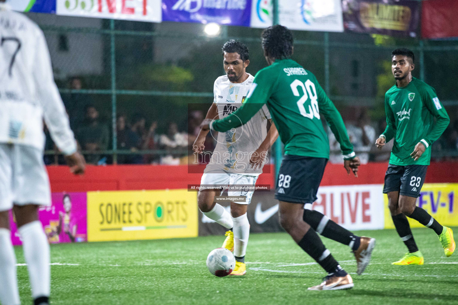 HDh. Finey vs HDh. Kumundhoo in Golden Futsal Challenge 2023 on 05 February 2023 in Hulhumale, Male, Maldives