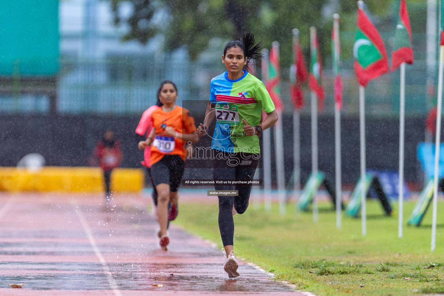 Day 2 of National Athletics Championship 2023 was held in Ekuveni Track at Male', Maldives on Friday, 24th November 2023. Photos: Nausham Waheed / images.mv