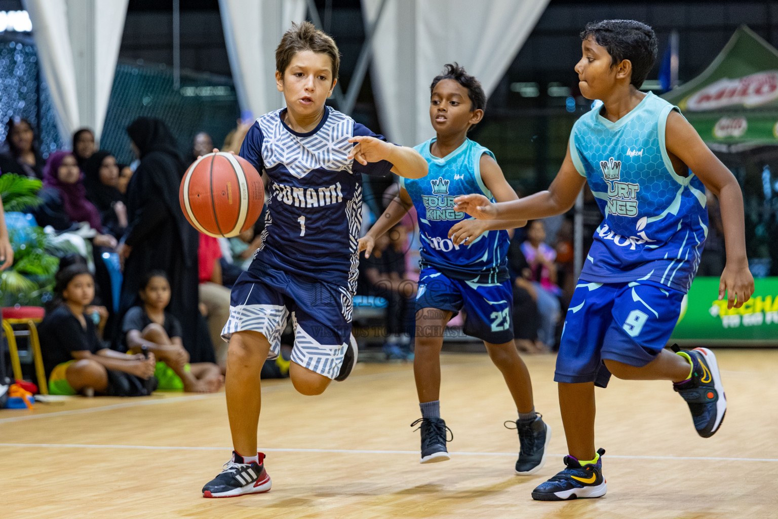 Milo 5 x 5 Junior Challenge 2025 - Basketball tournament held in Basketball Training Center, Male', Maldives on Thursday, 09th October 2025. 
Photo by: Hassan Simah / Images.mv