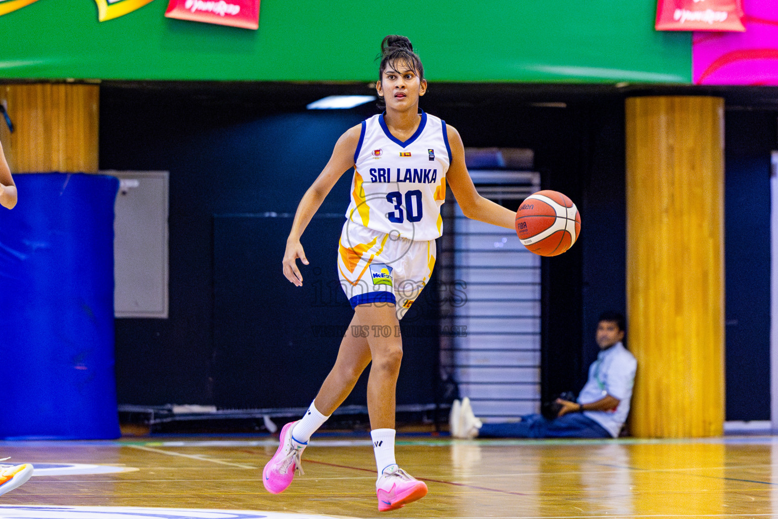 Maldives vs SriLanka in Day 2 of Under 16 Woman's Asian Cup SABA Qualifiers 2025 was held in Social Center, Male', Maldives on Friday, 13th June 2025. Photos: Nausham Waheed / images.mv