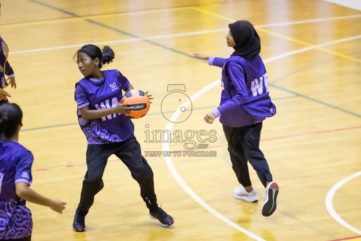 Day 11 of 25th Inter-School Netball Tournament was held in Social Center at Male', Maldives on Wednesday, 21st August 2024.