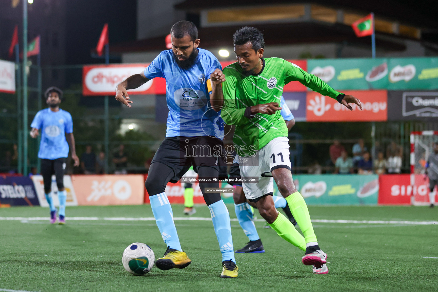 Team DJA vs Thauleemee Gulhun in Club Maldives Cup Classic 2023 held in Hulhumale, Maldives, on Monday, 24th July 2023 Photos: Nausham Waheed/ images.mv