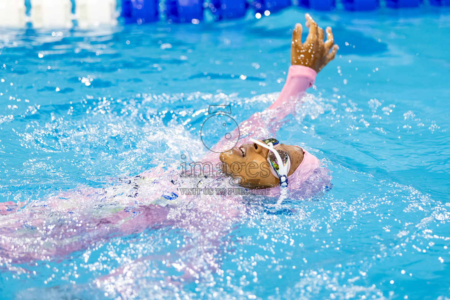 Day 4 of BML 6th National Kids Swimming Kids Festival 2025 held in Hulhumale', Maldives on Thursday, 6th November 2024. Photos: Hassan Simah / images.mv