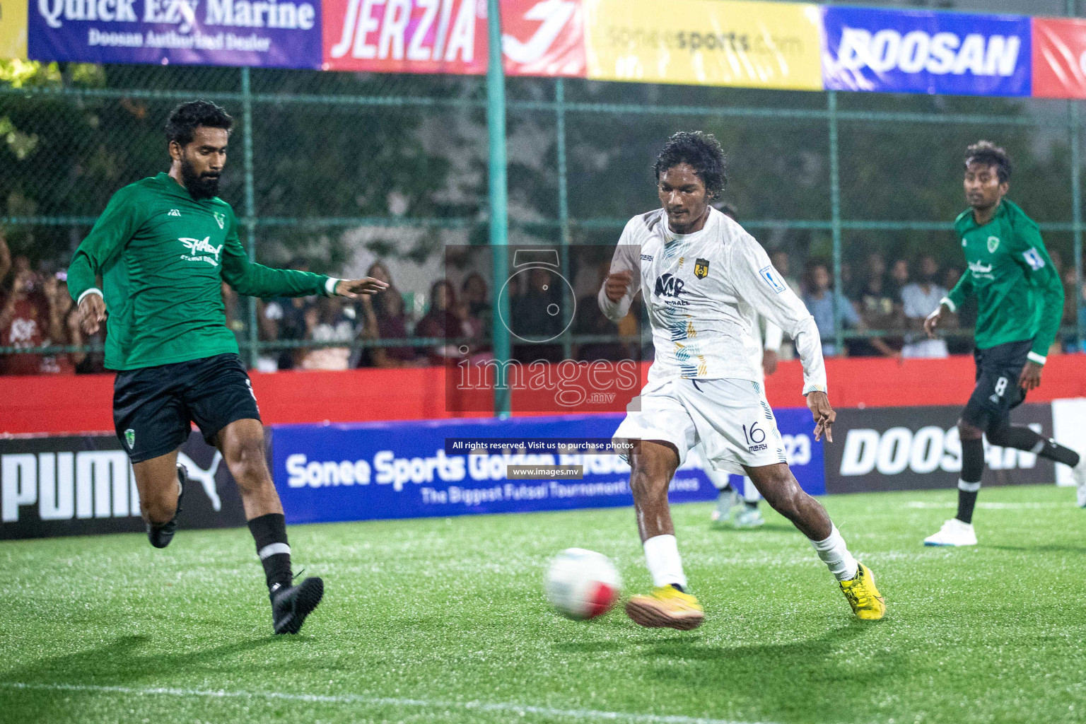 HDh. Finey vs HDh. Kumundhoo in Golden Futsal Challenge 2023 on 05 February 2023 in Hulhumale, Male, Maldives