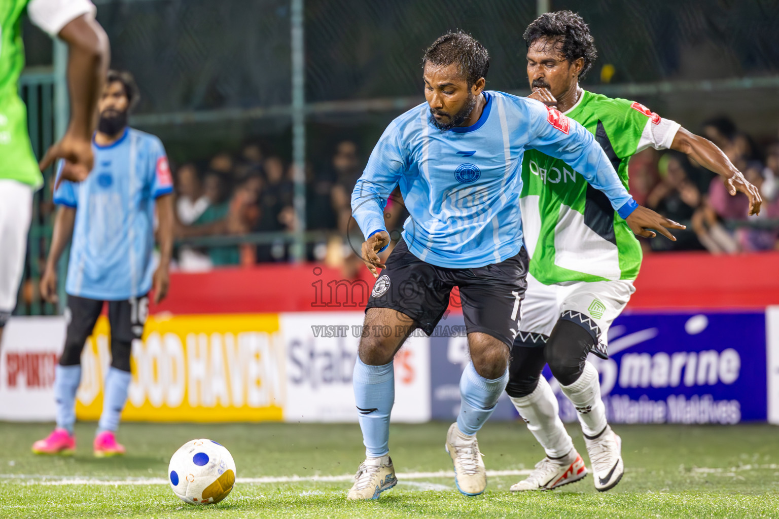 HDh Naivaadhoo vs HDh Neykurendhoo in Haa Dhaalu Atoll Finals Day 28 of Golden Futsal Challenge 2025 was held on Saturday , 1st February 2025, in Hulhumale', Maldives. Photos: Ismail Thoriq / images.mv