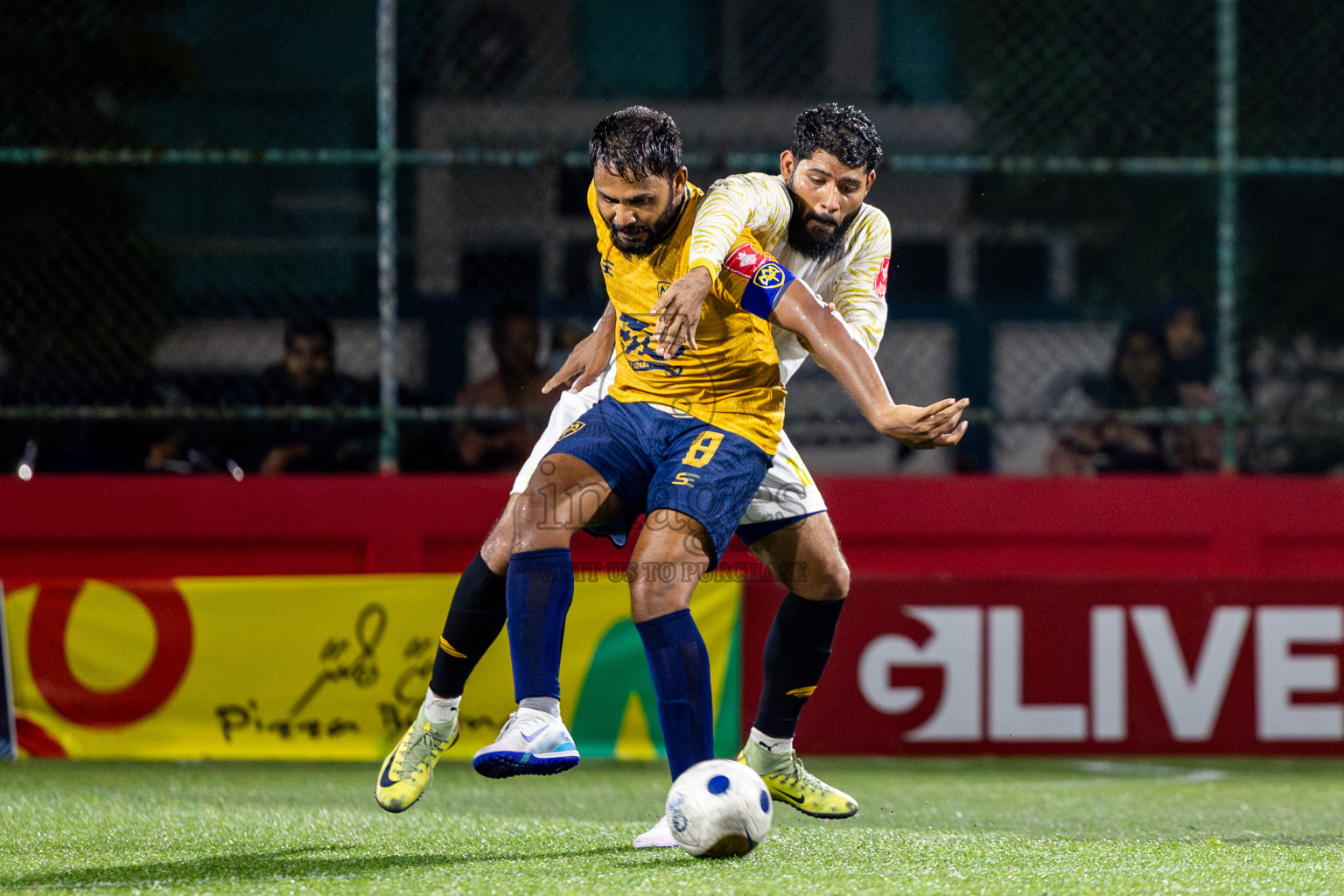 Mahchangoalhi vs Maafannu in zone round on Day 31 of Golden Futsal Challenge 2025 was held on Tuesday , 4th February 2025, in Hulhumale', Maldives. Photos: Nausham Waheed / images.mv