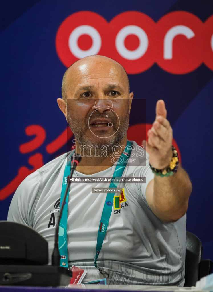 Bangladesh vs Sri Lanka in SAFF Championship 2021 held on 1st October 2021 in Galolhu National Stadium, Male', Maldives