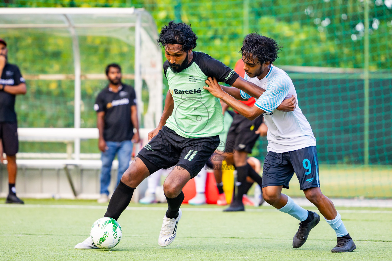 Barcelo vs Lily Beach in Semi Final of Resort League 2025 (Ari Zone) was held on Friday, 27th June 2025 in Conrad Maldives Rangali Island, Alif Dhaalu Atoll, Maldives. Photos: Nausham Waheed / images.mv