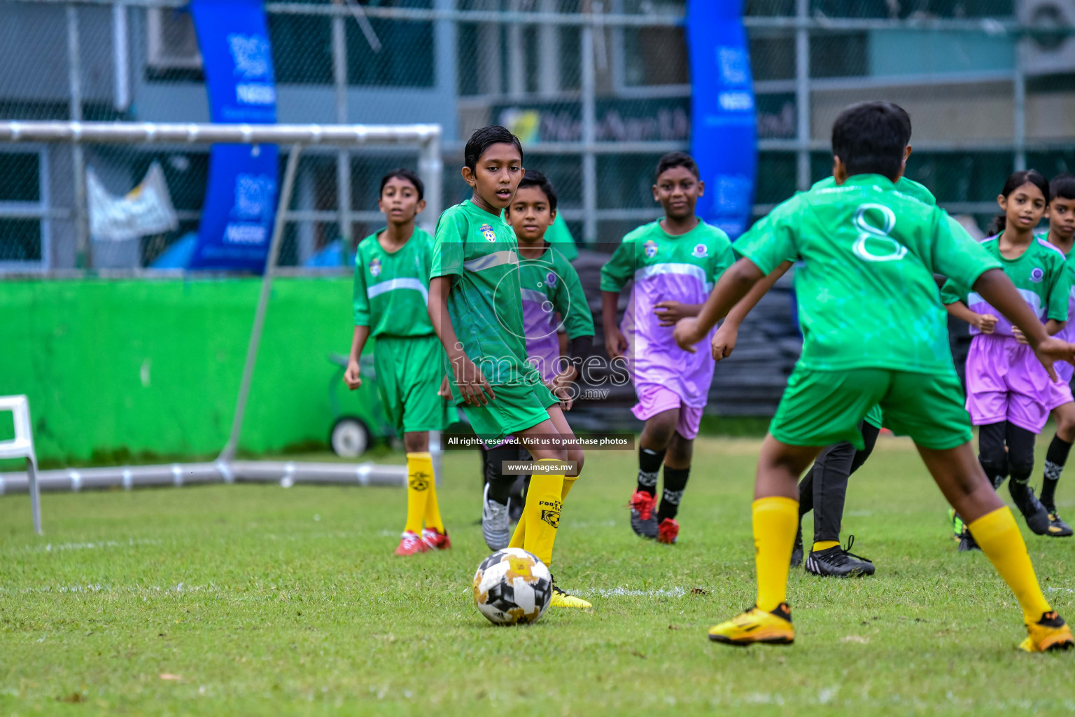 Day 1 of Milo Kids Football Fiesta 2022 was held in Male', Maldives on 19th October 2022. Photos: Nausham Waheed/ images.mv